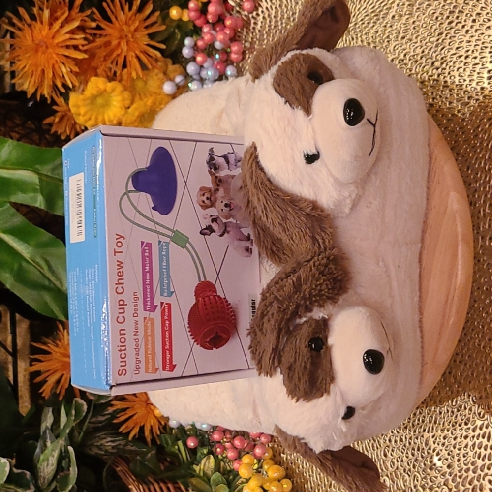 Klomier 🐶Suction Cup Molar Ball Chew Toy